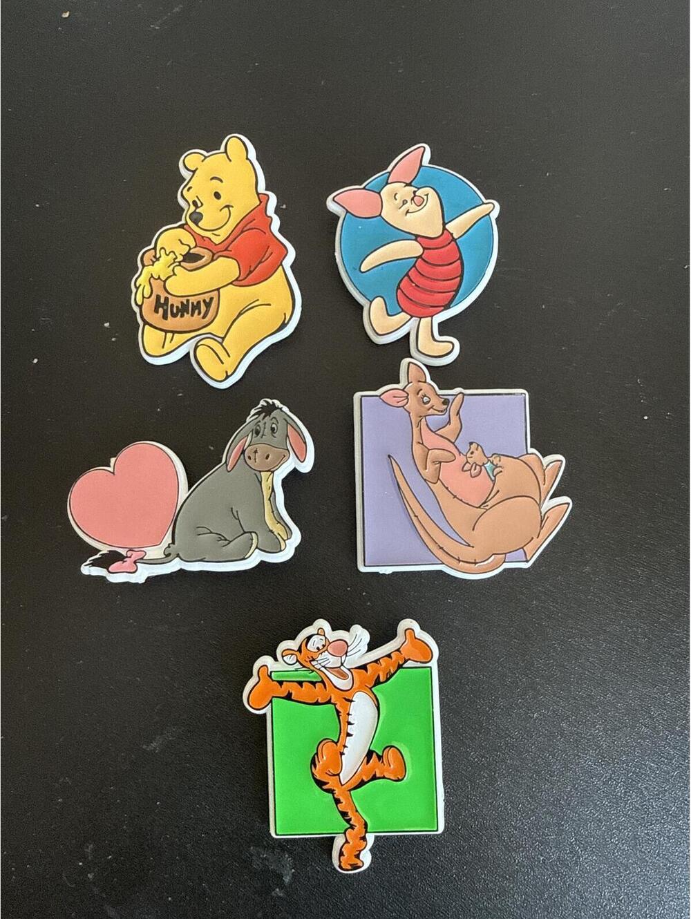 Disney Winnie the Pooh plastic pin collection